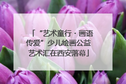 “艺术童行・画语传爱”少儿绘画公益艺术汇在西安落幕