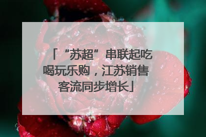 “苏超”串联起吃喝玩乐购，江苏销售客流同步增长