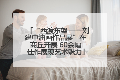 “西渡东望——刘建中油画作品展”在商丘开展 60余幅佳作展现艺术魅力