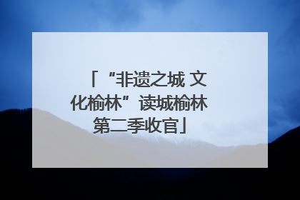“非遗之城 文化榆林”读城榆林第二季收官