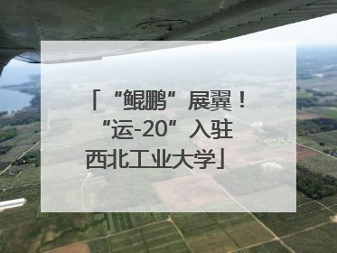 “鲲鹏”展翼！“运-20”入驻西北工业大学