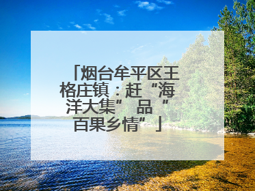 烟台牟平区王格庄镇：赶“海洋大集” 品“百果乡情”