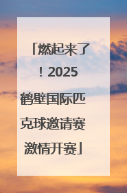 燃起来了！2025鹤壁国际匹克球邀请赛激情开赛
