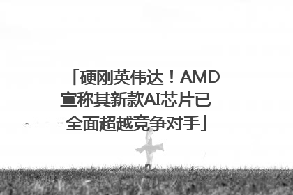 硬刚英伟达！AMD宣称其新款AI芯片已全面超越竞争对手