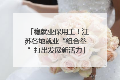 稳就业保用工！江苏各地就业“组合拳”打出发展新活力