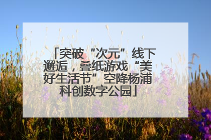突破“次元”线下邂逅，叠纸游戏“美好生活节”空降杨浦科创数字公园