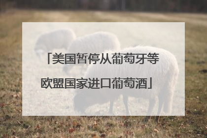 美国暂停从葡萄牙等欧盟国家进口葡萄酒