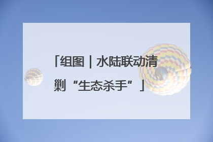 组图｜水陆联动清剿“生态杀手”