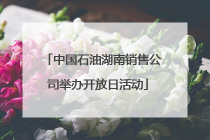 中国石油湖南销售公司举办开放日活动