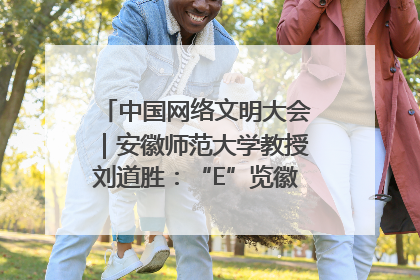 中国网络文明大会｜安徽师范大学教授刘道胜：“E”览徽风，构筑中华民族共有精神家园