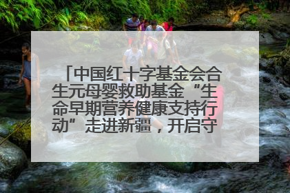 中国红十字基金会合生元母婴救助基金“生命早期营养健康支持行动”走进新疆，开启守护母婴新篇章！