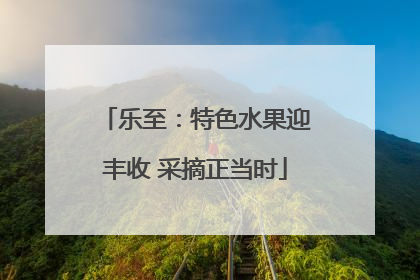 乐至：特色水果迎丰收 采摘正当时
