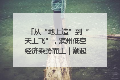 从“地上造”到“天上飞”，滨州低空经济乘势而上｜潮起渤海・网聚黄蓝