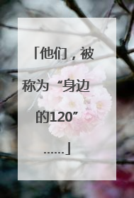 他们，被称为“身边的120”……