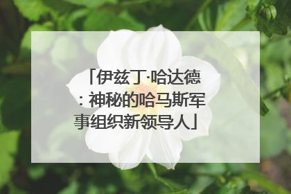 伊兹丁·哈达德：神秘的哈马斯军事组织新领导人