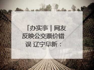 办实事｜网友反映公交票价错误 辽宁阜新：及时核查更正 加强实时巡检