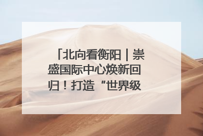 北向看衡阳｜崇盛国际中心焕新回归！打造“世界级美食主题公园”