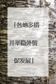 各地多措并举稳外贸促发展