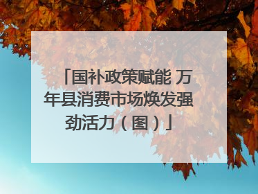 国补政策赋能 万年县消费市场焕发强劲活力（图）