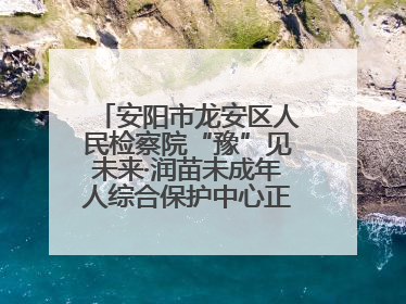 安阳市龙安区人民检察院“豫”见未来·润苗未成年人综合保护中心正式揭牌