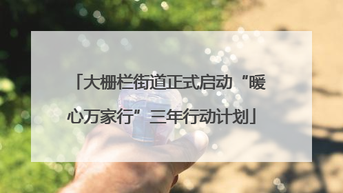 大栅栏街道正式启动“暖心万家行”三年行动计划