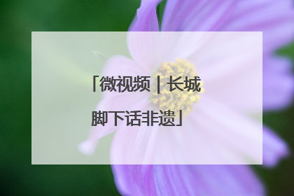 微视频｜长城脚下话非遗