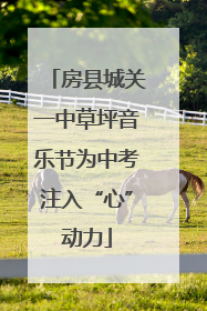 房县城关一中草坪音乐节为中考注入“心”动力