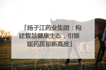 扬子江药业集团：构建智慧健康生态，引领医药质量新高度