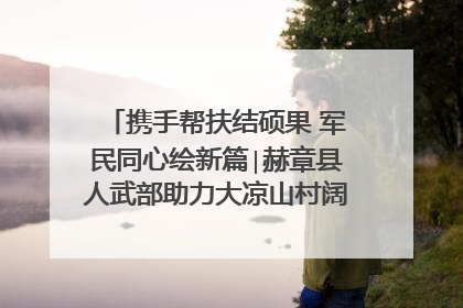 携手帮扶结硕果 军民同心绘新篇∣赫章县人武部助力大凉山村阔步乡村振兴路