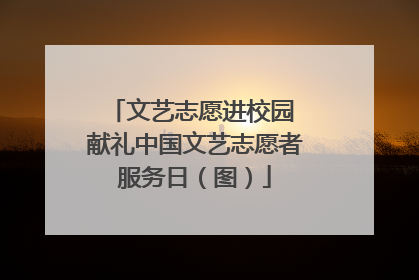 文艺志愿进校园 献礼中国文艺志愿者服务日（图）