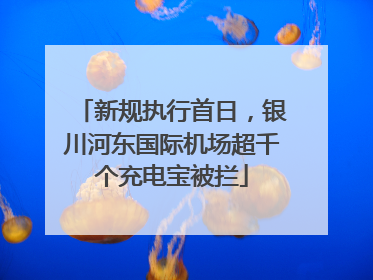 新规执行首日，银川河东国际机场超千个充电宝被拦