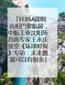 歼35A即将亮相巴黎航展，中航工业沈阳所首席专家王永庆接受《环球时报》专访：未来数量可以有很多