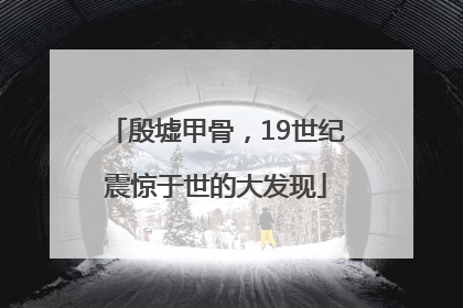 殷墟甲骨，19世纪震惊于世的大发现