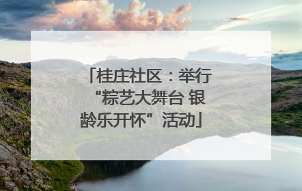 桂庄社区：举行“粽艺大舞台 银龄乐开怀”活动