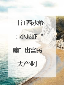江西永修：小龙虾“蹦”出富民大产业