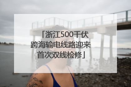 浙江500千伏跨海输电线路迎来首次双线检修