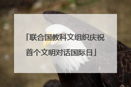 联合国教科文组织庆祝首个文明对话国际日