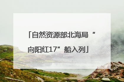 自然资源部北海局“向阳红17”船入列
