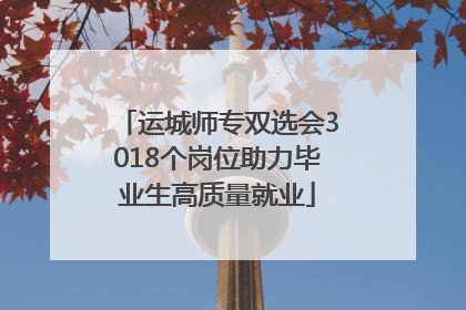 运城师专双选会3018个岗位助力毕业生高质量就业