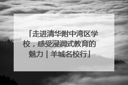 走进清华附中湾区学校，感受浸润式教育的魅力｜羊城名校行