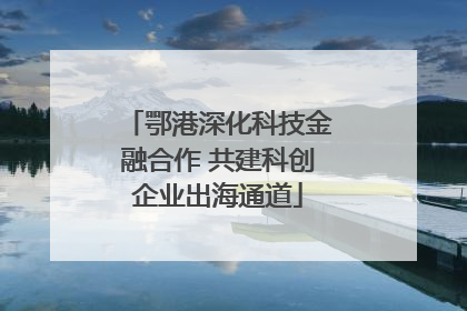 鄂港深化科技金融合作 共建科创企业出海通道