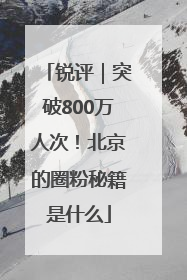 锐评｜突破800万人次！北京的圈粉秘籍是什么