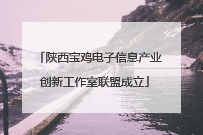 陕西宝鸡电子信息产业创新工作室联盟成立