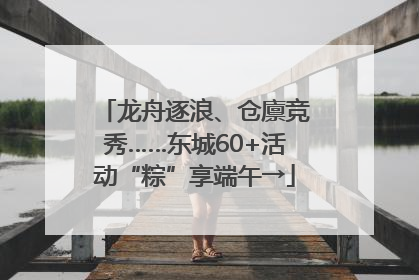 龙舟逐浪、仓廪竞秀……东城60+活动“粽”享端午→