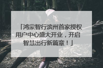 鸿蒙智行滨州首家授权用户中心盛大开业，开启智慧出行新篇章！