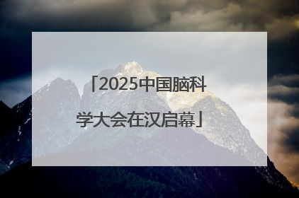 2025中国脑科学大会在汉启幕