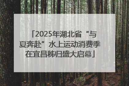 2025年湖北省“与夏奔赴”水上运动消费季在宜昌秭归盛大启幕