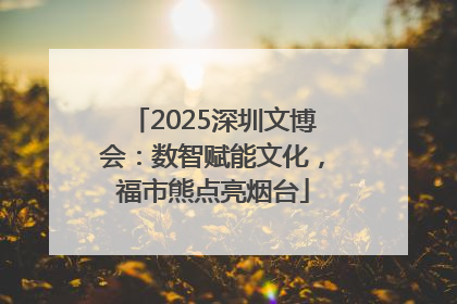 2025深圳文博会：数智赋能文化，福市熊点亮烟台