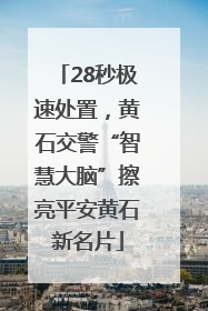 28秒极速处置，黄石交警“智慧大脑”擦亮平安黄石新名片