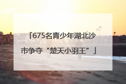 675名青少年湖北沙市争夺“楚天小羽王”